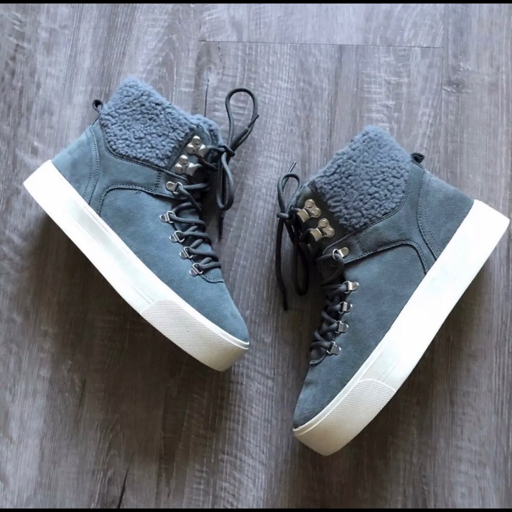 Marc Fisher High Top Platform Sneakers Shoes Boots